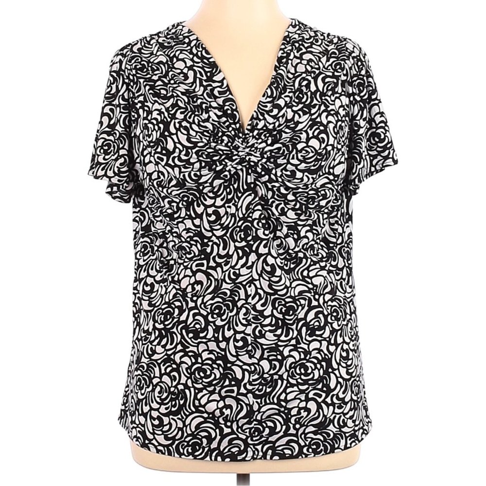 Lane Bryant Ruched Top Size 14/16 EUC